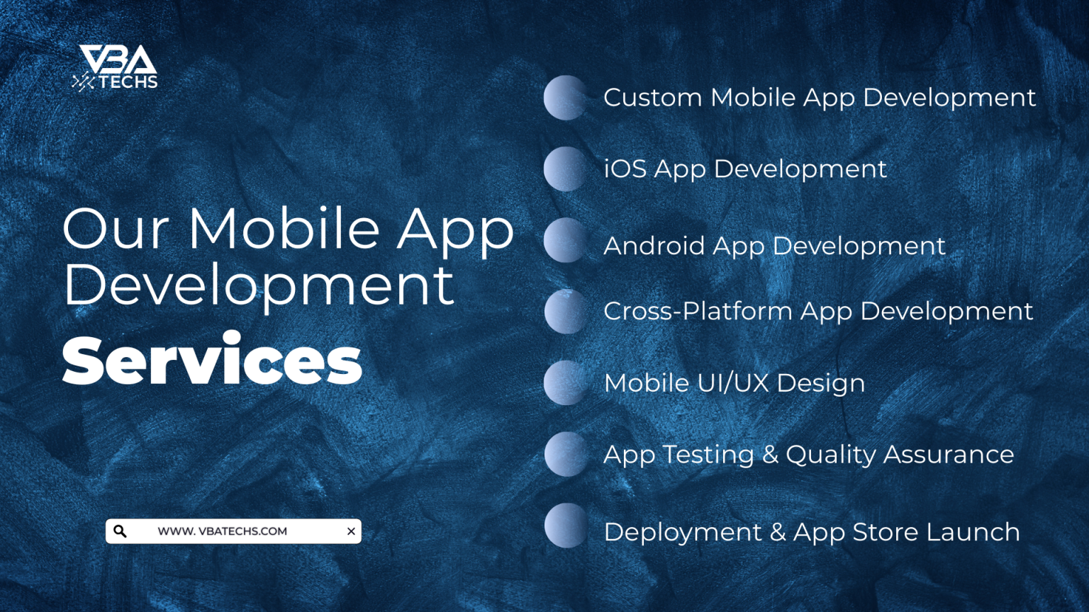 Mobile App Development Services - VBATECHS